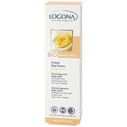 Logona Organic Rose & Aloe Tinted Day Cream  Beige-Gold  30ml