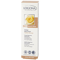 Logona Organic Rose & Aloe Tinted Day Cream  Golden-Bronze  30ml
