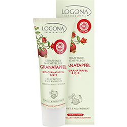 Logona Organic Night Cream  Pomegranate & Q10  30ml