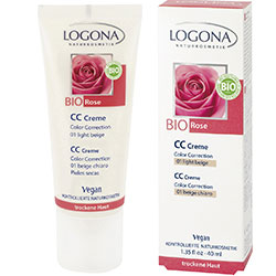 Logona Organik Gül Özlü CC Krem  01 Açık Bej  40ml