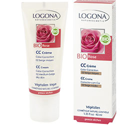 Logona Organic CC Cream With Rose  02 Medium Beige  40ml