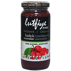 Lütfiye Organik Kızılcık Marmelatı 280g