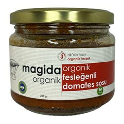 Magida Organik Fesleğenli Domatesli Makarna Sosu 230g