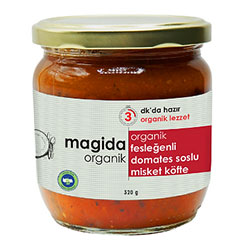 Magida Organic Meatballs with Basil and Tomato Sauce 320g