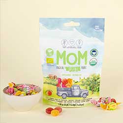 MOM Organic Bonbon Fruit Candy 240 pcs