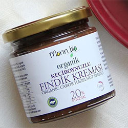 Monn Bio Organic Carob Hazelnut Spread 220g