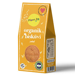 Monn Bio Organik Yulaflı Bisküvi 60g