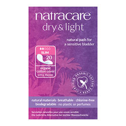 Natracare Organic Dry+Light 20 Pcs