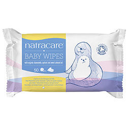 Natracare Baby Water Wipes 50 Pcs