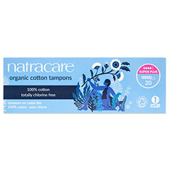 Natracare Organic Tampon  20 Pcs  Super Plus 