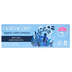 Natracare Organik Tampon  20 Adet  Süper Plus 