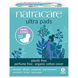 Natracare Organic Pads (Ultra, Long) 10 Pcs