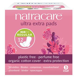 Natracare Organic Pads  Ultra Extra  Normal  12 Pcs