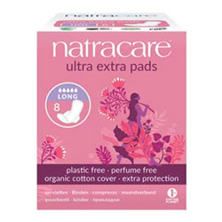 Natracare Organik Ped  Ultra Ekstra  Kanatlı  Long  8 adet