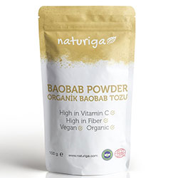 Naturiga Organik Baobab Tozu 100g