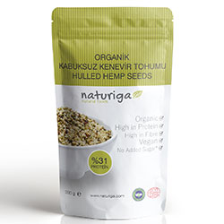 Naturiga Organic Hulled Hemp Seeds 200g