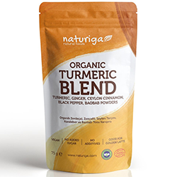 Naturiga Organik Zerdeçal Karışımı  Zerdeçal Latte Altın Süt  75g