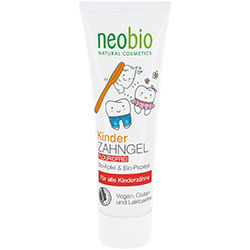 Neobio Organic Children Tooth Gel  Fluoride Free  Apple & Papaya  50ml