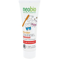 Neobio Organic Children Tooth Gel (Fluoride Free, Apple & Papaya) 50ml