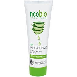 Neobio Organic Soft Handcreme  Aloevera & Olive Oil  75ml