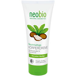 Neobio Organic Rich Body Cream  Sheabutter & Coconut Oil  200ml