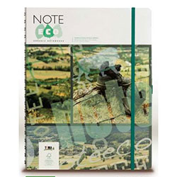 NOTE ECO Ecological Spiral Notebook (Squared, 14.3x20.5, D.Green Cover) 120 Sheets