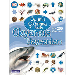 Okyanus Hayvanları Oyunlu Çıkartma Kitabı (Pearson)