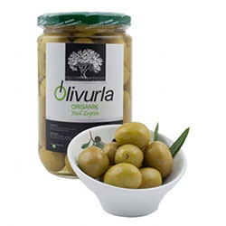 Olivurla Organic Green Olive (Domat, 161-180 Pcs) 400g