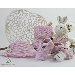 Organic Bonny Baby Organic Handmade Gift Pack (Pink)