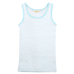 OrganicKid Undershirt (Stripe Blue) (3 Age)