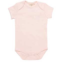 OrganicKid Organic Baby Short Sleeve Bodysuit (Natural, 18-24 Month)