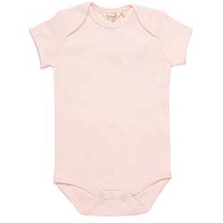 OrganicKid Organic Baby Short Sleeve Bodysuit (Natural, 12-18 Month)