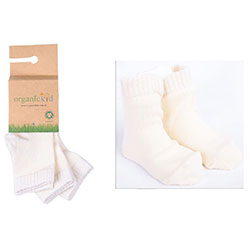 OrganicKid Organic Sock (3 Pcs, Neutral - Boy, 6-8 Years)