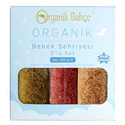 Organik Bahçe Organic Noddle For Baby  3 Pcs  200g