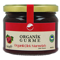 Organik Gurme Organik Çilek Marmelatı 350gr