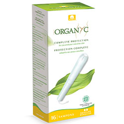 ORGANYC Organic Tampon  Aplicator  16 Pcs  Regular 