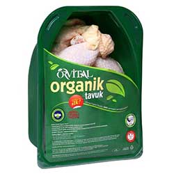 Orvital Organic Chicken  Frozen   KG 