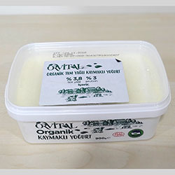 Orvital Organic Yoghurt (Full Fat, With Cream) 900g