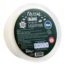 Orvital Organic Kashar Cheese 400g