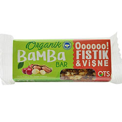 OTS Organic Bamba Fruit Bar (Peanut & Sour Cherry) 30g