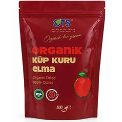 OTS Organik Kuru Küp Elma 100g