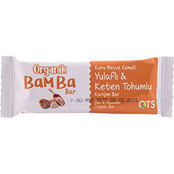 OTS Organic Bamba Fruit Bar  Oat & Flaxseed  30g