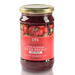 OTS Organic Strawberry Jam  Extra Traditional  360g