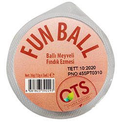 OTS Organic Fun Ball (Hazelnut with Fruits & Honey) 36g