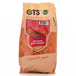 OTS Organic Red Lentils 750g