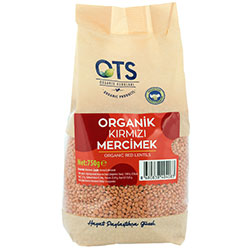 OTS Organic Red Lentils 750g