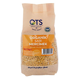 OTS Organic Yellow Lentil 750g