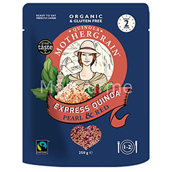Quinola Mothergrain Organic Cooked Qinoa (Pearl & Red) 250g
