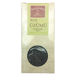 Rasayana Organik Kuş Üzümü  Dolmalık Üzüm  50gr