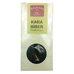 Rasayana Organic Black Pepper  Corns  50g